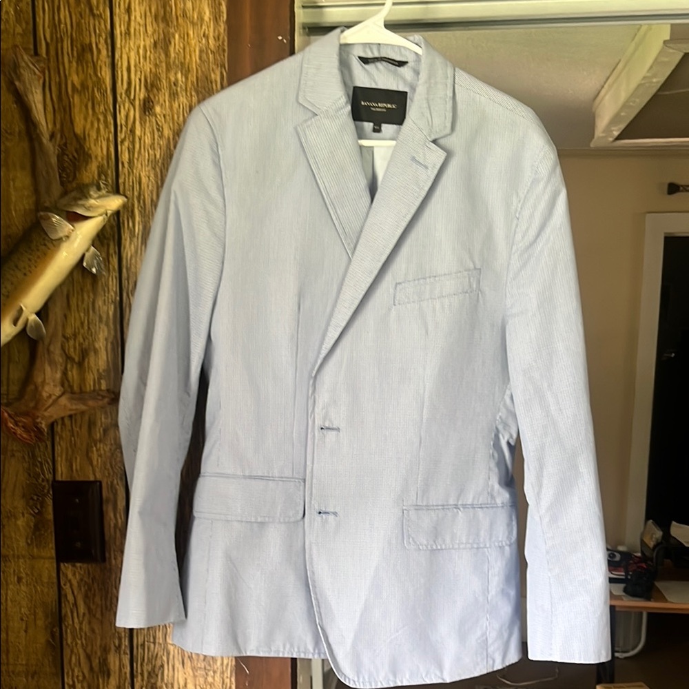 Banana Republic Blue Sport Coat Classic Cut